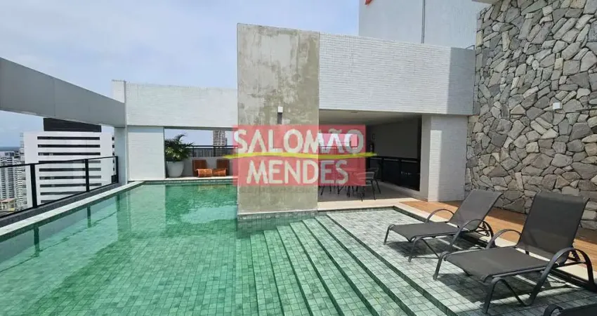 Apartamento moderno , 3 quartos, sacada, área de lazer completa - batista campos