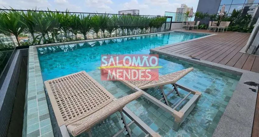 Apartamento novo em batista campos, alto, nascente, duas vagas