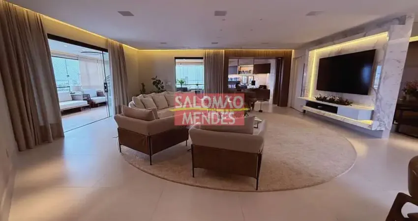 Apartamento luxuoso 04 suítes, 04 vagas junto a doca. vista baia.