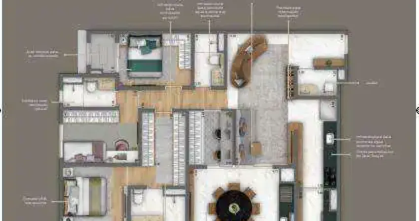 Apartamento para Venda em São Paulo, Mooca, 4 dormitórios, 3 suítes, 4 banheiros, 2 vagas