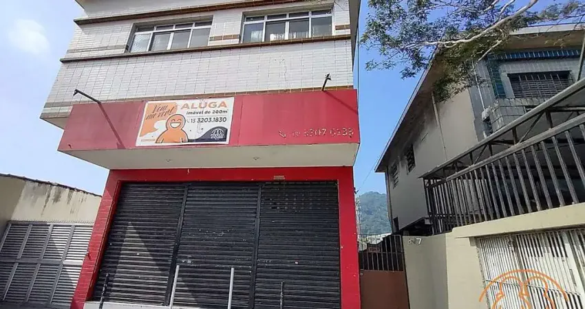 Sala comercial para alugar na Avenida Nossa Senhora de Fátima, Vila São Jorge, Santos