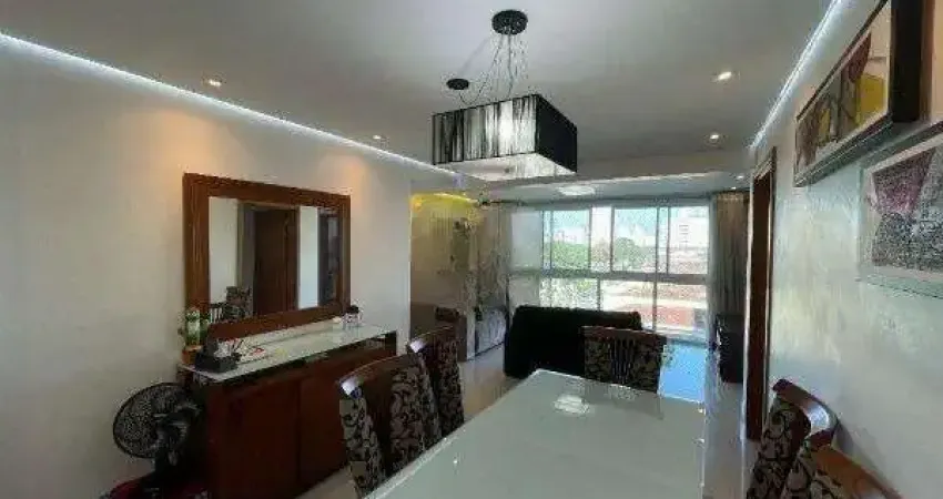 Apartamento à venda, 3 quartos, 1 suíte, 2 vagas, marapé - santos/sp