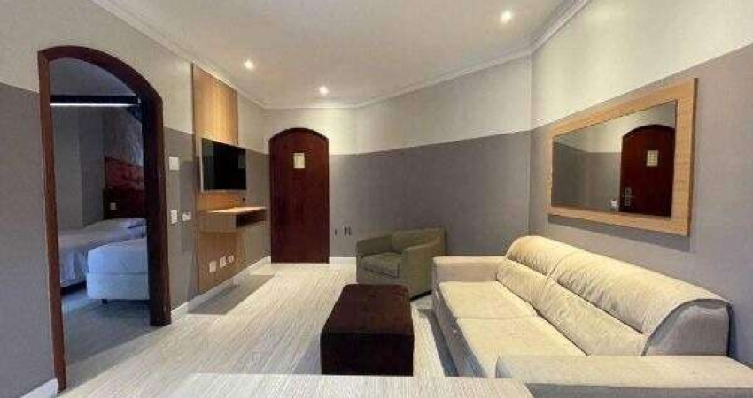 Flat com 1 quarto à venda na Rua Bahia, Gonzaga, Santos