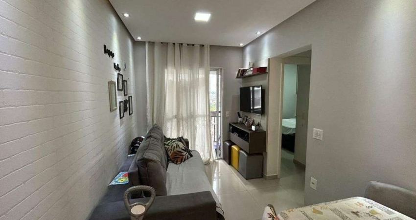 Apartamento à venda, 2 quartos, 1 vaga, Castelo - Santos/SP