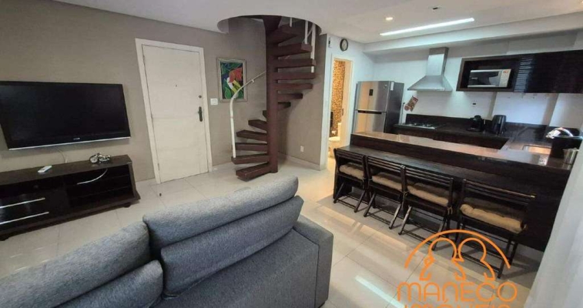 Flat com 1 quarto à venda na Avenida Rei Pelé, Ponta da Praia, Santos