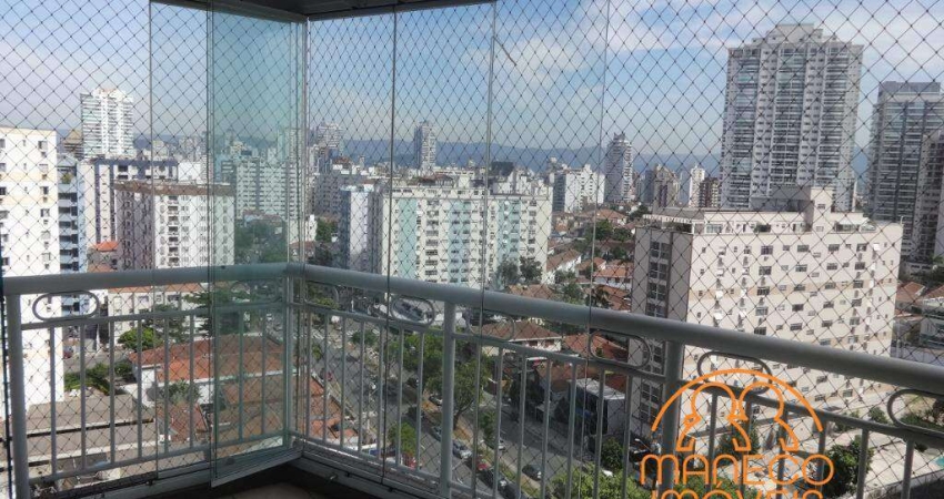 Apartamento à venda, 4 quartos, 3 suítes, 3 vagas, PONTA DA PRAIA - Santos/SP