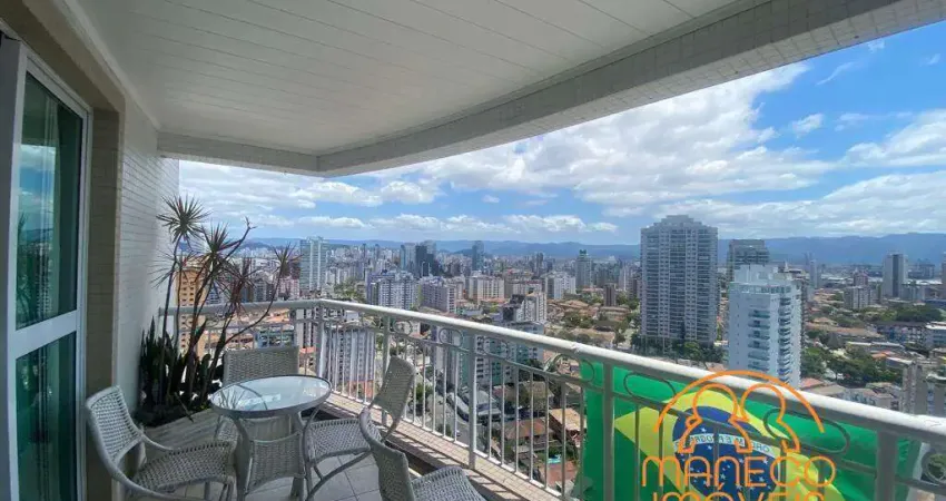 Apartamento à venda, 3 quartos, 3 suítes, 3 vagas, PONTA DA PRAIA - Santos/SP