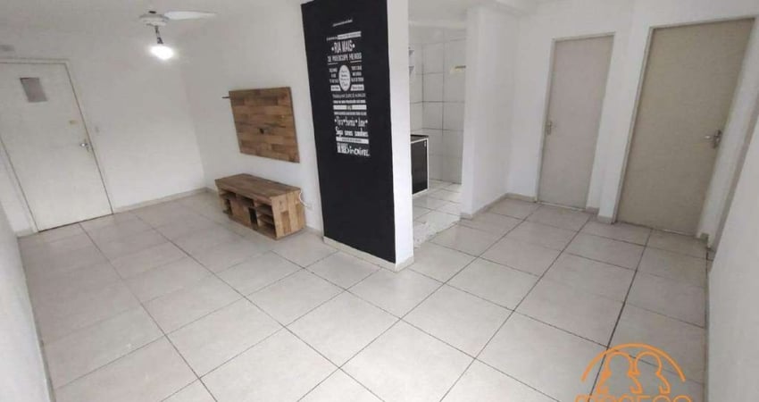 Apartamento para aluguel, 2 quartos, 1 vaga, Chico de Paula - Santos/SP