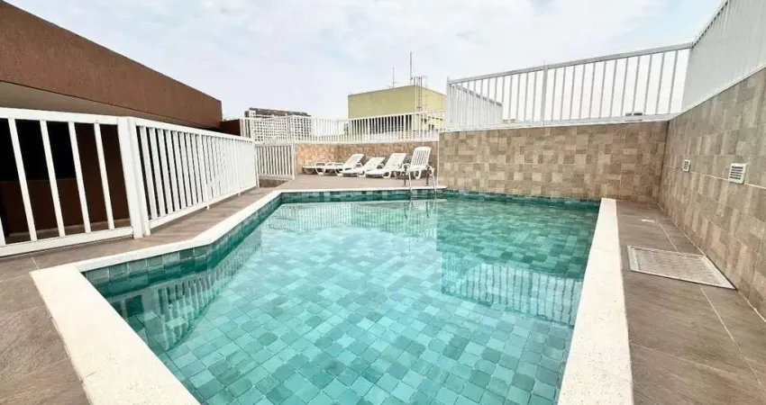 Apartamento à venda, 2 quartos, 1 vaga, vila mathias - santos/sp