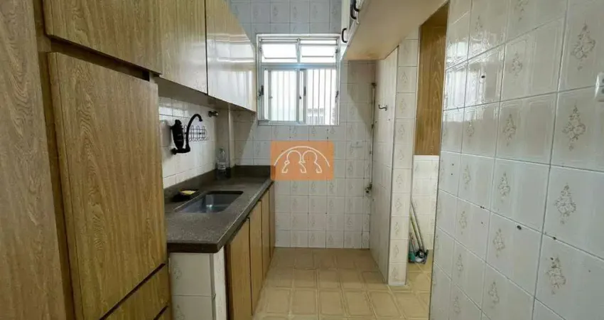 Apartamento à venda, 2 quartos, 1 vaga, centro - são vicente/sp