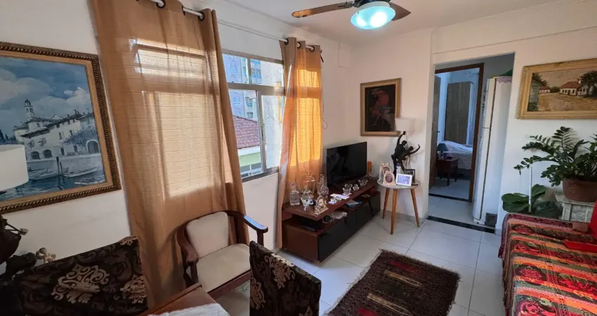 Apartamento à venda no centro de são vicente – 1 dormitório, próximo à praia e ao shopping brisamar