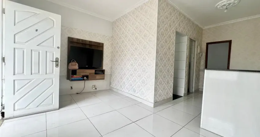 Apartamento com 1 dormitório e garagem no Centro de São Vicente