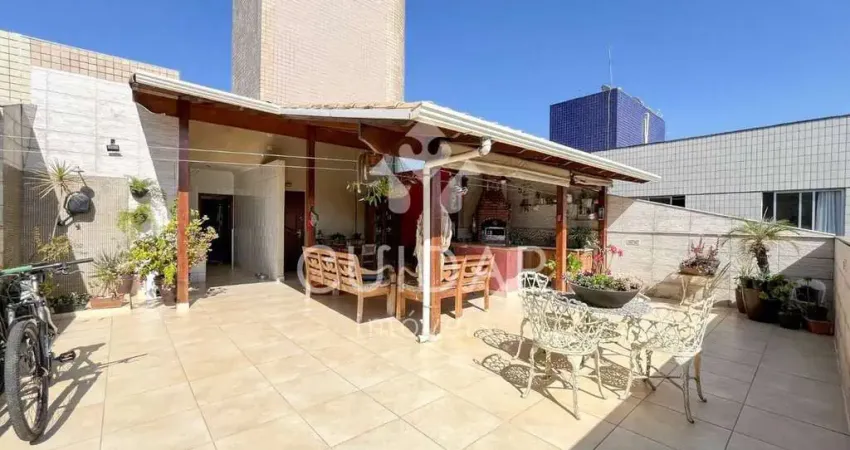 Aproveite! cobertura linear 3 quartos, 2 vagas de garagem no bairro castelo - aceita permuta de imóvel