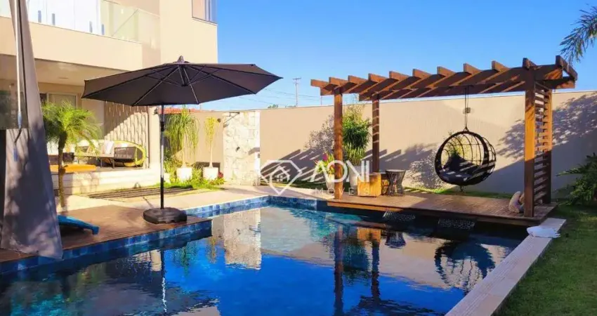 Porteira fechada - casa duplex - 4 quartos - 411m² área construída - 611m² terreno plano - por r$ 5.500.000,00 - interlagos - vila velha/es