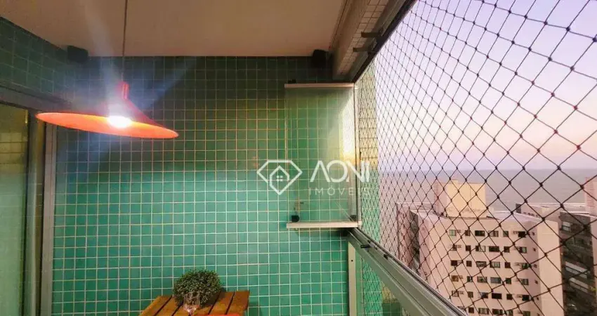 Apartamento com 3 dormitórios à venda, 123 m² por r$ 1.280.000,00 - praia de itaparica - vila velha/es