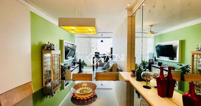 Apartamento com 3 dormitórios à venda, 110 m² por r$ 1.100.000,00 - praia da costa - vila velha/es