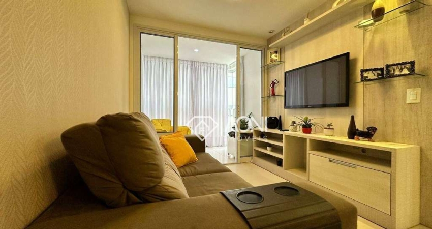 Apartamento com 3 dormitórios à venda, 72 m² por R$ 800.000,00 - Praia de Itaparica - Vila Velha/ES
