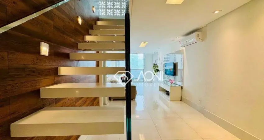 Excelente cobertura em itapoã - frente - sol da manhã - 3 vagas de garagem - lazer clube