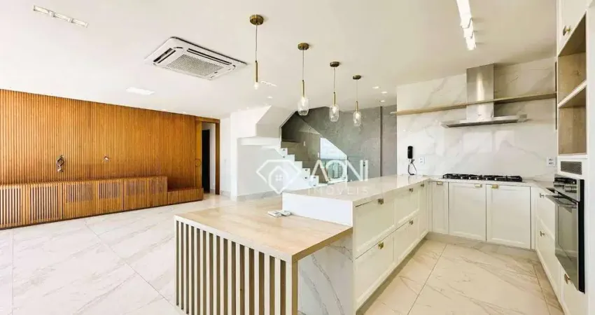 Cobertura com 3 dormitórios à venda, 223 m² por r$ 3.300.000,00 - praia de itaparica - vila velha/es