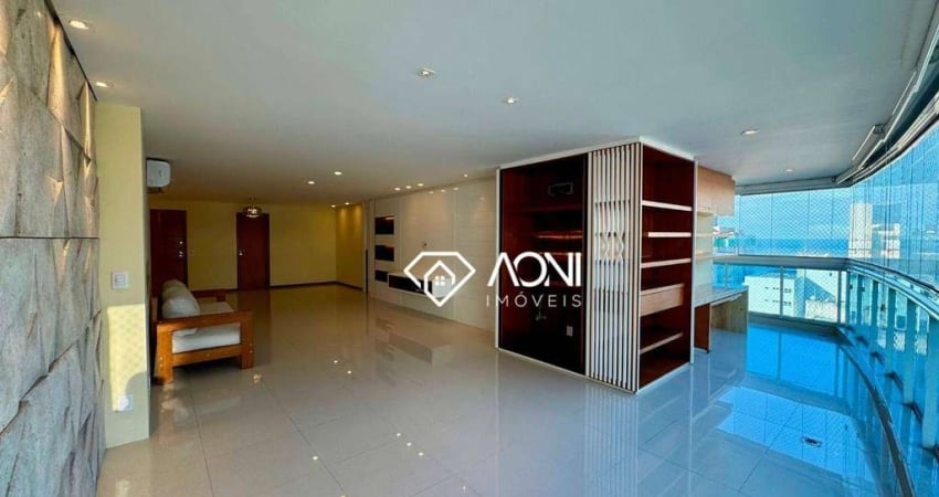 Apartamento com 4 dormitórios para alugar, 165 m² por R$ 8.673,61/mês - Praia da Costa - Vila Velha/ES