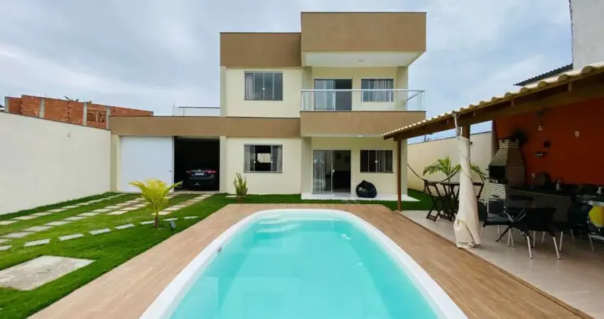 Casa duplex - 3 dormitórios com piscina - 193m² área construída - por r$ 1.149.000,00 - interlagos 2 - vila velha/es