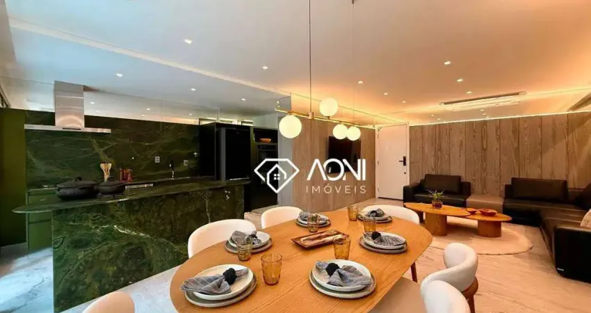 Apartamento com 4 dormitórios à venda, 155 m² por r$ 2.734.990,00 - praia da costa - vila velha/es