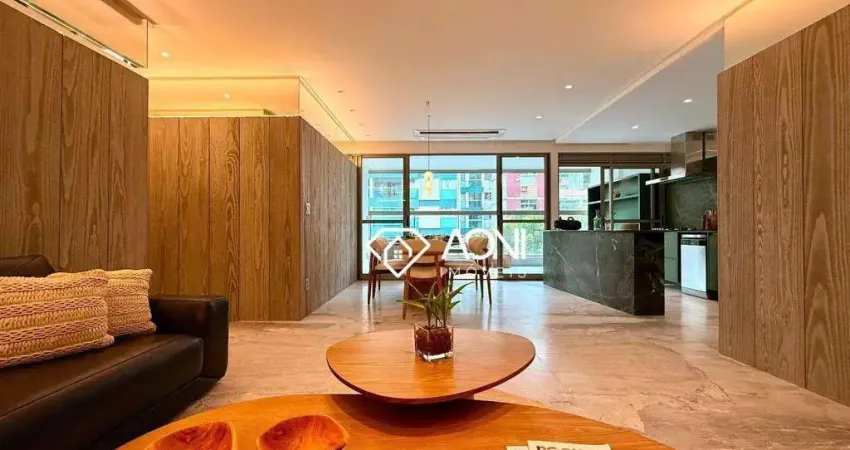 Apartamento com 4 dormitórios à venda, 155 m² por r$ 2.617.500,00 - praia da costa - vila velha/es