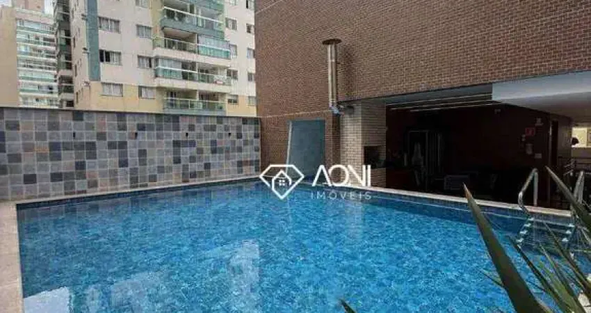 Apartamento com 2 dormitórios para alugar, 78 m² por r$4.500,00/mês - praia da costa - vila velha/es