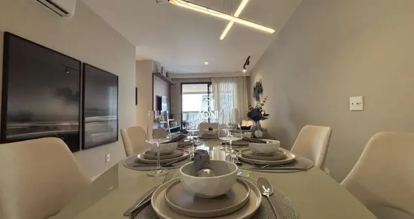 Apartamento novo montado e decorado com closet e varanda gourmet em santa lúcia, vitória