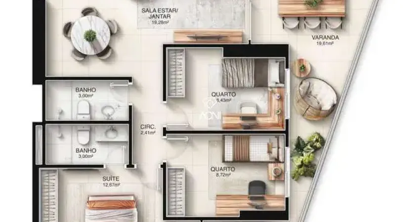 Imóvel de 100.03m² à venda em vila velha, jockey de itaparica - oportunidade no kalea residence