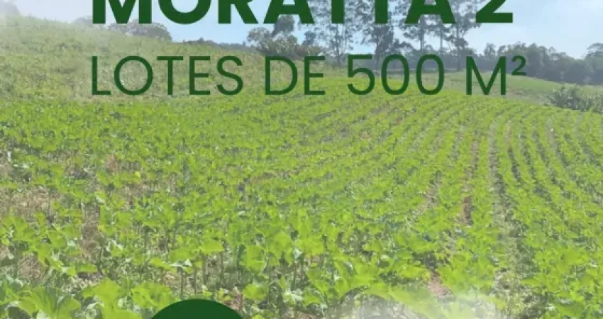 Lotes amplos e demarcados a partir de 500 m²