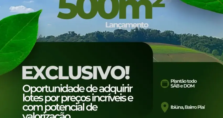 Lotes em Ibiúna a partir de 500m² com lazer e natureza no Moratta II