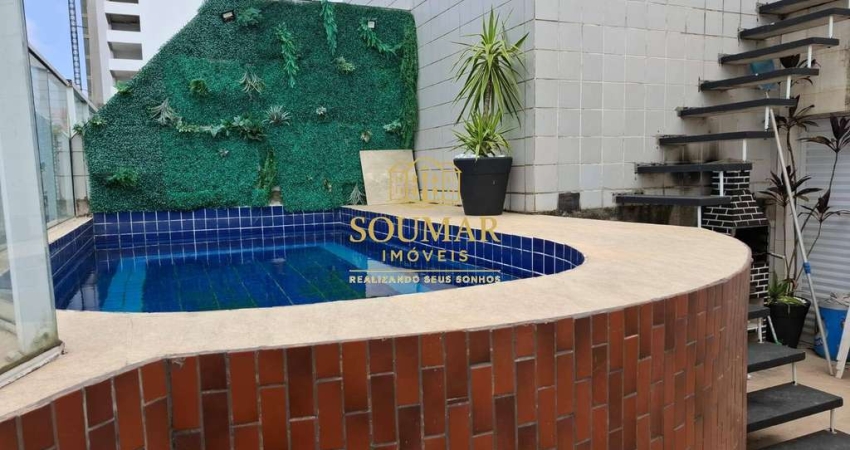 Apartamento Cobertura com 2 dormitórios -Enseada- Guarujá
