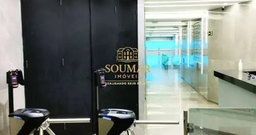 Sala Comercial Mobiliada 75m² com 02 banheiros - Centro de Santos