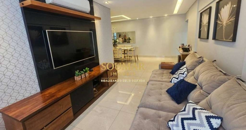 Apartamento de 3 dorm. com1 suíte - 2 vagas demarcadas, Pompéia/ Santos