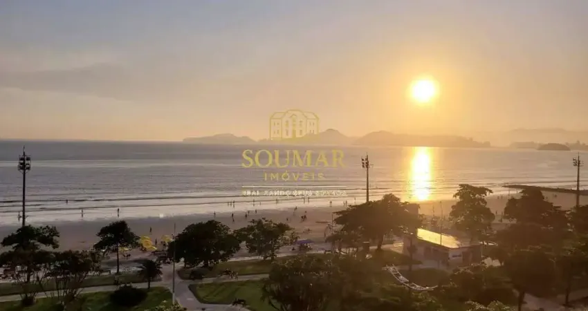Apartamento de  2 Dormitórios com Vista Mar- Aparecida / Santos