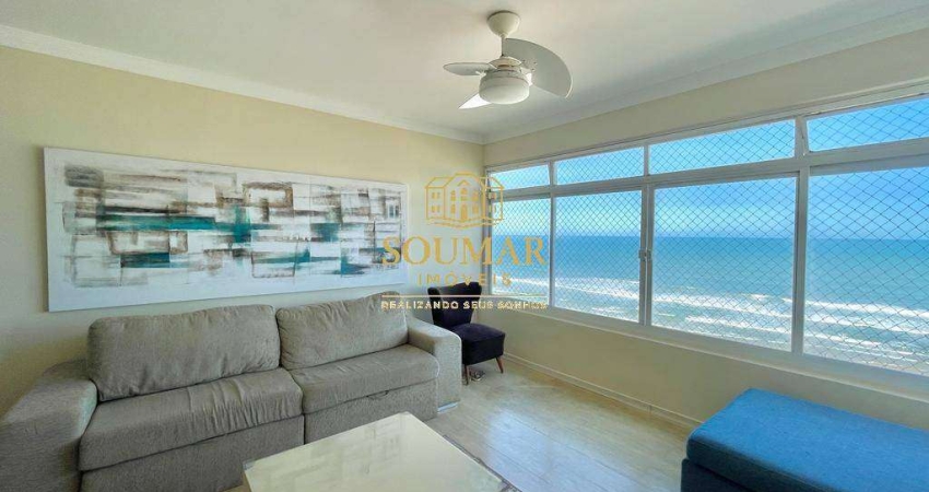 Apartamento Frente Mar 3 dormitórios 1 suíte - Pitangueiras- Guarujá