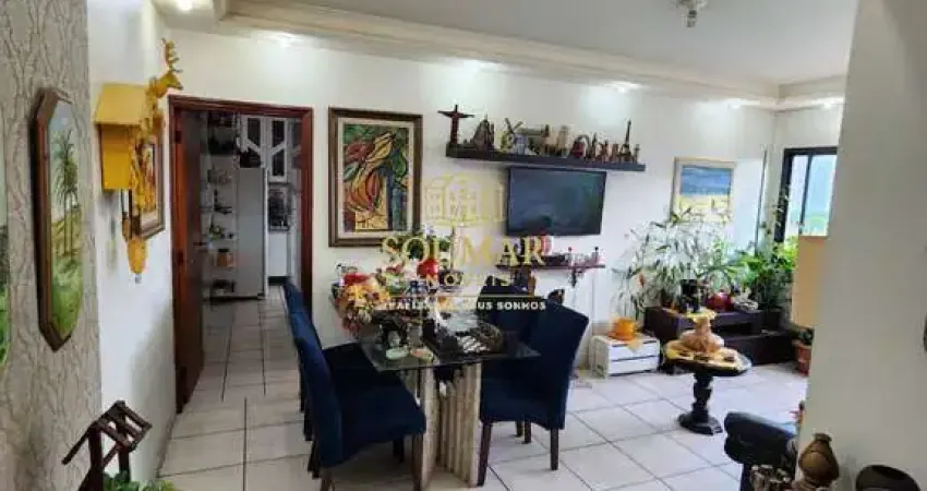 Lazer e espaço em apto 2 dorms. no Campo Grande - Santos