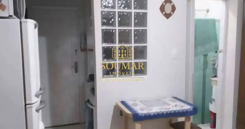 Apartamento com 1 quarto à venda na Avenida Doutor Epitácio Pessoa, Embaré, Santos