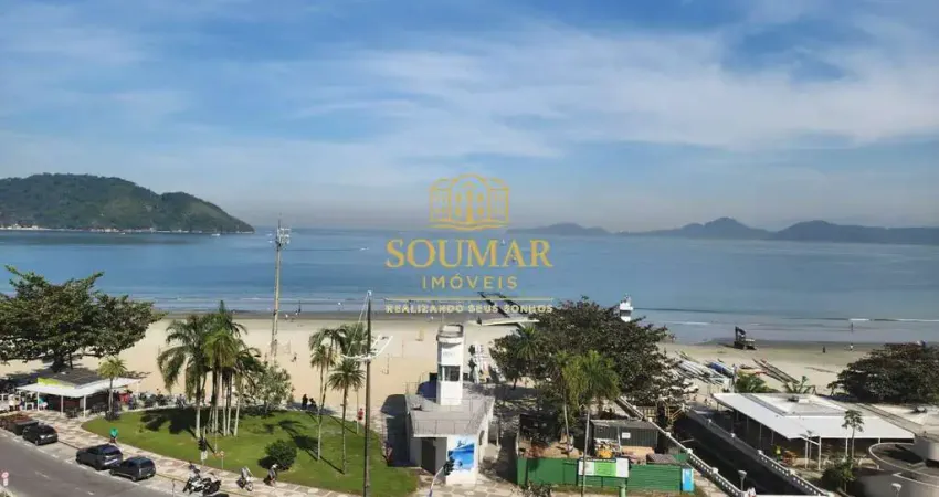 Apartamento, vista total para o mar, 3 dorm. - ponta da praia santos/sp