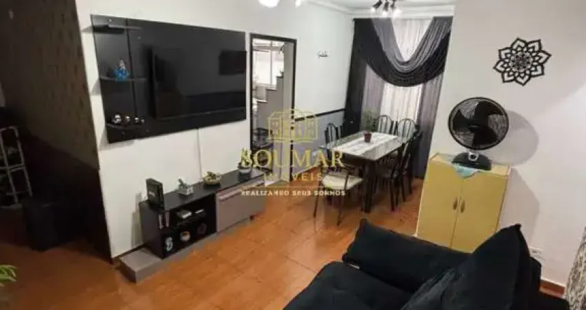 Apartamento com 2 dormitórios à venda, 68 m² encruzilhada, santos/sp.