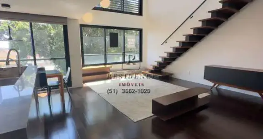 Luxuosa cobertura à venda na Auxiliadora, Porto Alegre-RS: 2 quartos, 2 suítes, 3 salas, garagem e automação residencial.