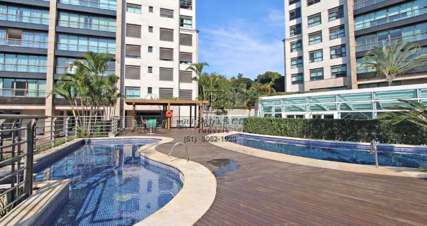 Apartamento de 3 dormitórios no Unique Place, Três Figueiras, Porto Alegre. 131m², suíte com closet, 2 vagas. Alto padrão.