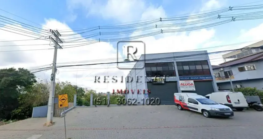 Depósito comercial de alto padrão com 2 banheiros e 10 vagas de garagem, 1.050m² na cidade de Porto Alegre-RS, Jardim Itu.