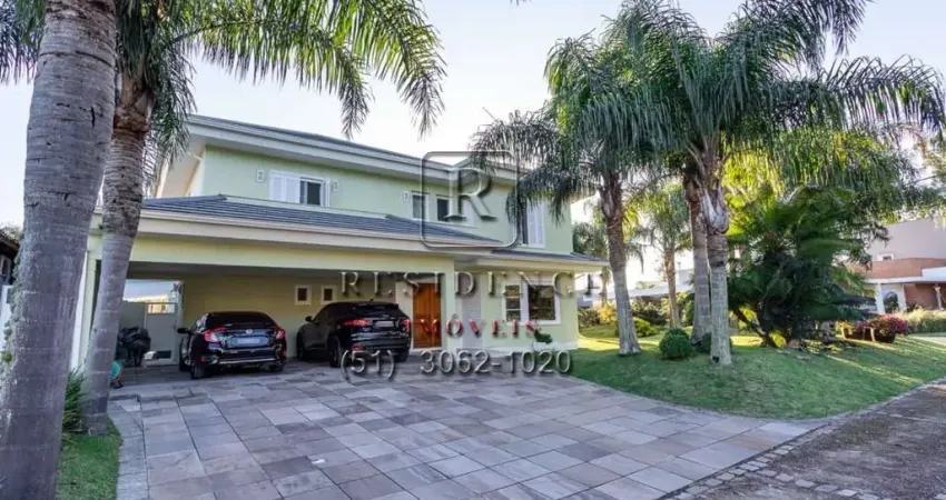 Imperdível - Casa de Luxo em Condomínio em Belém Novo, Porto Alegre-RS: 4 Quartos, 4 Suítes, 3 Salas, 5 Banheiros, 5 Vagas, 412m².