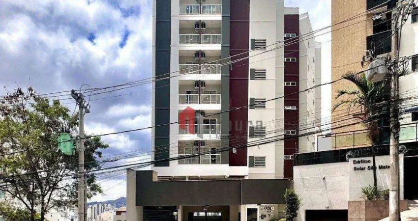 Apartamento com 1 dormitório para alugar, 29 m² por r$ 2.220/mês - são mateus - juiz de fora/mg