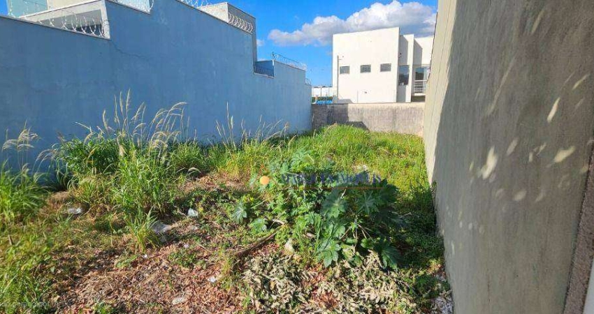 Terreno à venda, 153 m² por R$ 295.000,00 - Jardim Colonial - Indaiatuba/SP