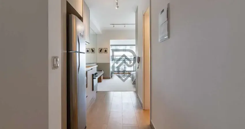 Apartamento decorado Pinheiros andar alto vista livre 1 vaga