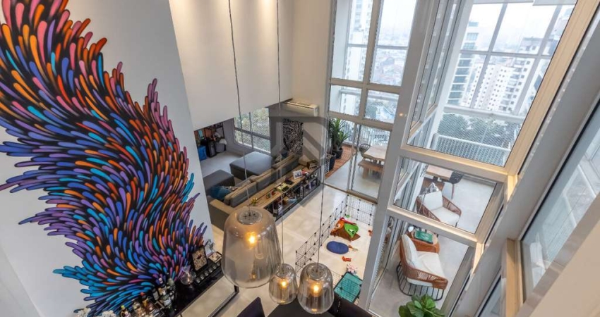 Apartamento chacara klabin sala com pé-direito duplo