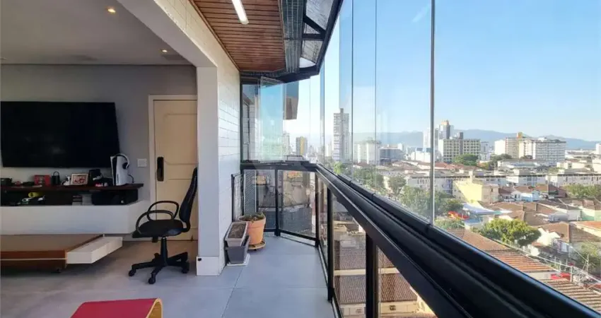 Apartamento com 2 quartos à venda na Alberto Baccarat, Boqueirão, Santos